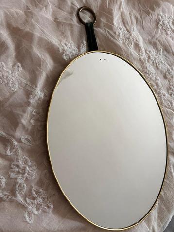 Antieke Ovale Spiegel - Prachtig Decoratief Stuk beschikbaar voor biedingen