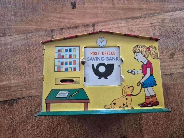 Vintage Spaarpot - Postkantoor, Kinderen en Baby's, Speelgoed | Overig, Nieuw, Jongen of Meisje, Ophalen of Verzenden