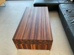 Leolux  houten salontafel, Huis en Inrichting, Overige materialen, Gebruikt, 100 tot 150 cm, Modern klassiek tijdloos