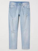 H&M lichtblauw relaxte tapered jeans spijkerbroek denim 152, Kinderen en Baby's, Kinderkleding | Maat 152, Nieuw, Jongen, Ophalen of Verzenden
