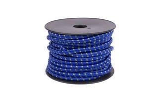 ELASTIEK 8mm haspels a 20mtr/blauw, Ophalen, Nieuw