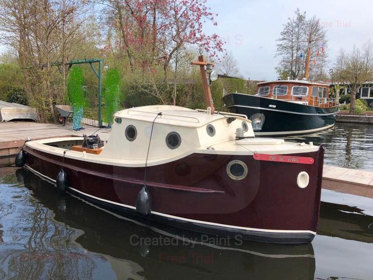 Mooie Bakdekker / Bakdek kruiser te koop, Watersport en Boten, Motorboten en Motorjachten, Gebruikt, Staal, 6 tot 9 meter, Diesel