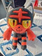 Pokemon Knuffel - Litten, Ophalen of Verzenden, Zo goed als nieuw, Poes
