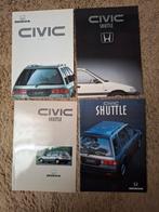 Lot autofolders Honda Civic Shuttle, Boeken, Verzenden, Zo goed als nieuw, Honda
