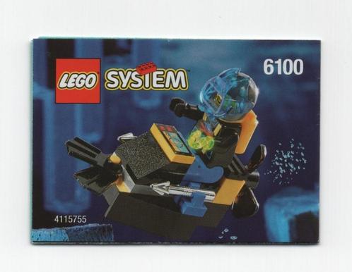 lego 6100-1 lego systeem Aquashark Dart (1998), Kinderen en Baby's, Speelgoed | Duplo en Lego, Gebruikt, Lego, Complete set, Ophalen of Verzenden