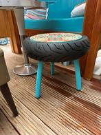 Retro tafeltje, Minder dan 55 cm, Rond, Ophalen of Verzenden, Zo goed als nieuw