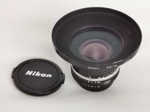 NIKON lens NIKKOR 20mm. f2,8 AI-S in zeer goed staat, Audio, Tv en Foto, Fotografie | Lenzen en Objectieven, Gebruikt, Groothoeklens
