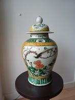 oude chinese dekselvaas, Ophalen