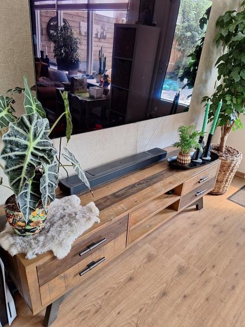 Tv-meubel TAMATI 165 cm, Huis en Inrichting, Kasten | Televisiemeubels, Gebruikt, Minder dan 100 cm, 150 tot 200 cm, 25 tot 50 cm