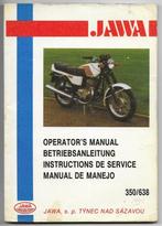 Jawa 350 / 638 manual Betriebsanleitung (1659z), Verzenden, Overige merken