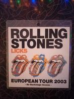 Rolling Stones kaartje Licks., Verzamelen, Ophalen of Verzenden, Zo goed als nieuw, A1 t/m A3, Film en Tv