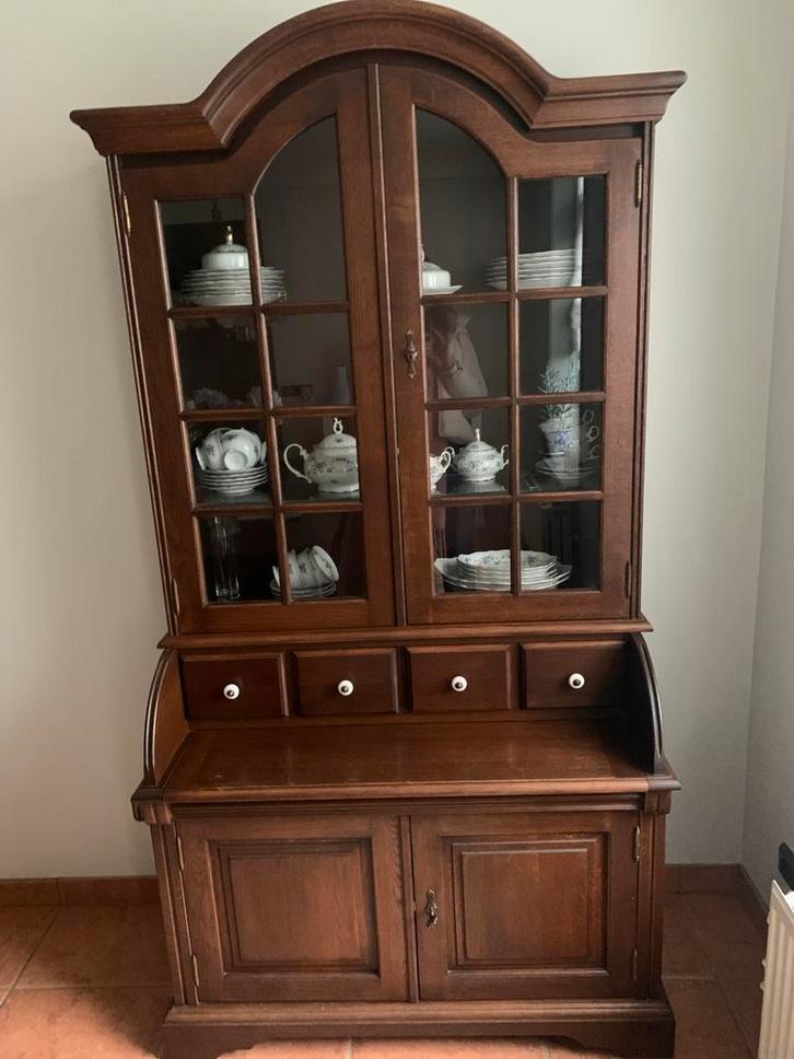 Mooie eiken buffetkast, Huis en Inrichting, Kasten | Buffetkasten, Gebruikt, 150 tot 200 cm, 100 tot 150 cm, 25 tot 50 cm, Met lade(s)