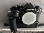Nikon FM2 + MD-12 + 35-105mm Lens, Ophalen, Gebruikt, Standaardlens, Zoom