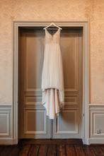 Trouwjurk Adelise Justin Alexander glitter / sand / tule /38, Kleding | Dames, Trouwkleding en Trouwaccessoires, Trouwjurk, Beige