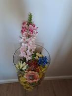 Kunstbloemen met Vaas - Prachtige Decoratie, Ophalen, Zo goed als nieuw, Binnen