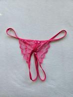 Roze crotchless string, Verzenden