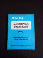 Werkplaatshandboek Toyota onderhoud bedrijfswagens (1977), Auto diversen, Handleidingen en Instructieboekjes, Ophalen of Verzenden