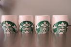 Starbucks mokken, vier, Huis en Inrichting, Keuken | Servies, Nieuw, Overige typen, Overige stijlen, Aardewerk