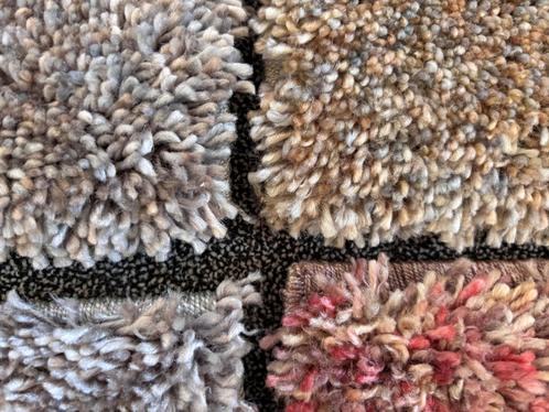 Stalen dik vloerkleed / tapijt ca. 30 x 30 cm hoogpolig, Huis en Inrichting, Stoffering | Tapijten en Kleden, Nieuw, Minder dan 50 cm