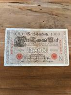 1000 mark biljet, Postzegels en Munten, Bankbiljetten | Europa | Niet-Eurobiljetten, Los biljet, Duitsland, Ophalen of Verzenden
