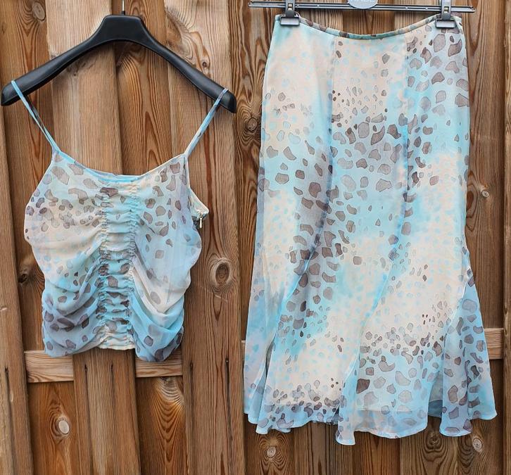 Fantastische Betty Barclay set van top en rok (maat m/L), Kleding | Dames, Rokken, Zo goed als nieuw, Maat 38/40 (M), Onder de knie
