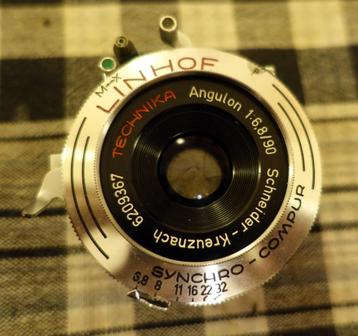 Linhof geselecteerde Schneider Kreuznach Angulon 90mm f6.8 beschikbaar voor biedingen
