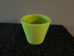 NIEUW Groene bloempot, 12,5 cm hoog, Rond, Ophalen of Verzenden, Binnen, Nieuw