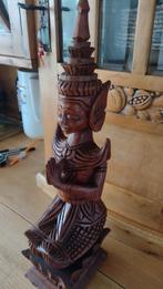 Thaise Thepphanom tempelwachter van hout. , Ophalen of Verzenden, Gebruikt