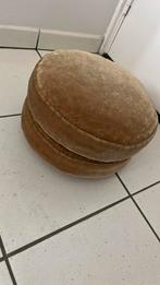 2 vintage voetenbankjes, Huis en Inrichting, Banken | Voetenbanken en Poefen, Minder dan 50 cm, Gebruikt, Rond, Minder dan 50 cm