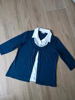 Dames vest blouse in 1 maat XL 46 / 48 donkerblauw NIEUW, Kleding | Dames, Grote Maten, Blauw, Blouse of Tuniek, Nieuw, Ophalen of Verzenden