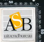 Sticker: ASB Uitzendbureau, Ophalen of Verzenden