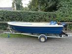 Interster 420 open toer / visboot + Tohatsu 15 en trailer, Ophalen, 10 tot 30 pk, Gebruikt, 3 tot 6 meter