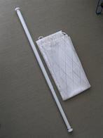 Douchegordijn inclusief verstelbare stang., Ophalen of Verzenden, Nieuw, Wit, Overige typen