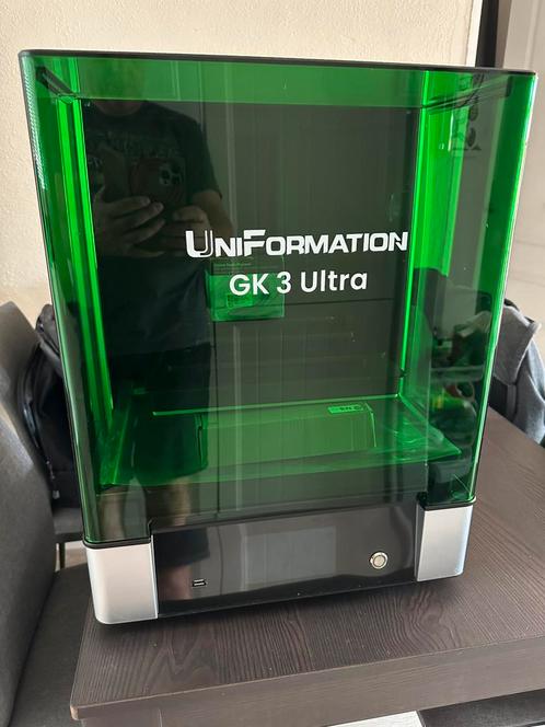 Uniformation GK 3 Ultra resin printer, Computers en Software, 3D Printers, Zo goed als nieuw, Ophalen