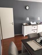 Complete Woonkamer Set met bank van echt leer, Huis en Inrichting, Ophalen, Gebruikt, 150 tot 200 cm, Eikenhout