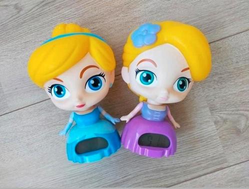 Superschattige Disney Princess wekkers! Rapunzel/Assepoester, Verzamelen, Disney, Zo goed als nieuw, Overige typen, Assepoester of Belle
