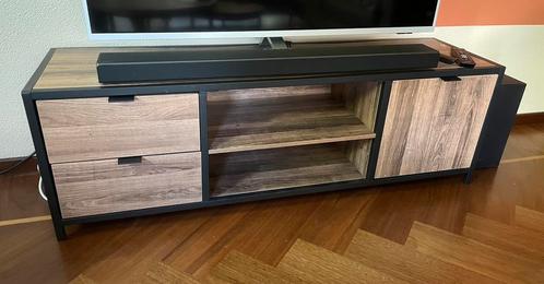 Industrieel tv meubel, Huis en Inrichting, Kasten | Televisiemeubels, Gebruikt, Minder dan 100 cm, 25 tot 50 cm, Ophalen