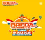2 tickets voor Breda in Concert festival op 19 juli 2025, Twee personen