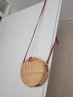 Ronde rotan rieten tasje, Ophalen of Verzenden, Zo goed als nieuw, Bruin, Overige merken