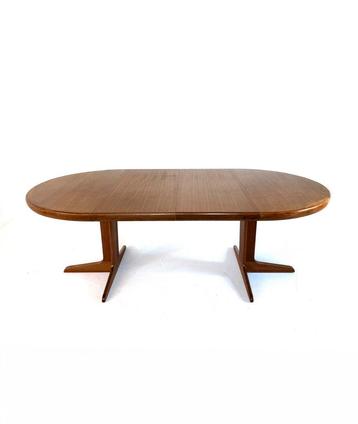 Vintage Deense verlengbare eettafel, V.V. Møbler ‘60 beschikbaar voor biedingen