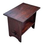 Vintage Wabi Sabi bijzettafel tafeltje minimalist, Huis en Inrichting, Minder dan 55 cm, Gebruikt, Wabi Sabi, Wabi Sabi