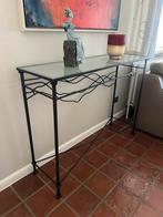 Sidetabel, Ophalen, Gebruikt, Glas, 25 tot 50 cm