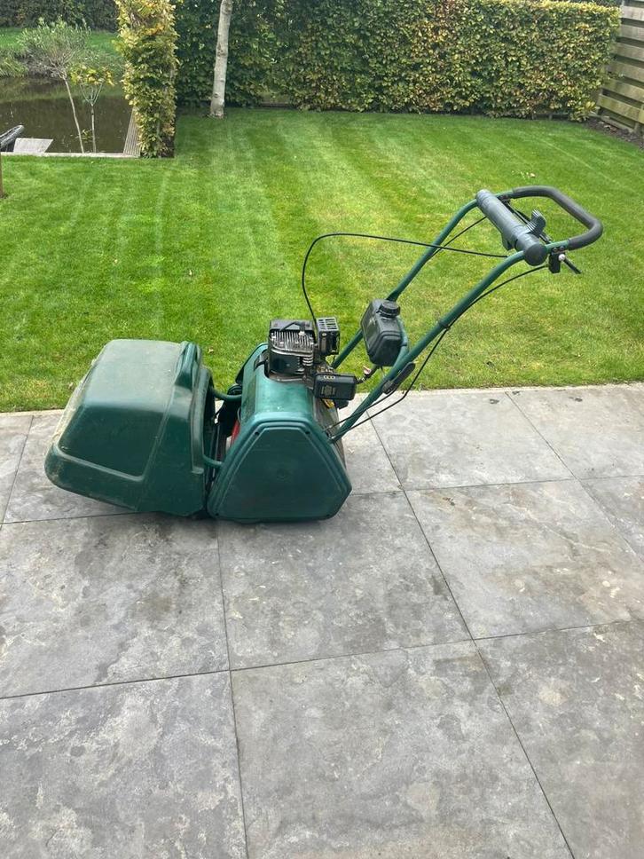 Atco balmoral 14s, Tuin en Terras, Grasmaaiers, Gebruikt, Benzine-grasmaaier, 40 t/m 49 cm, Kooimesmaaier, Opvangbak, Ophalen