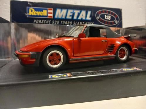 Porsche 930 slant nose soft top rood Revell 1:18 KRD, Hobby en Vrije tijd, Modelauto's | 1:18, Zo goed als nieuw, Auto, Revell