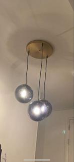 Bolletjes Plafondlamp Goud, Huis en Inrichting, Ophalen of Verzenden, Zo goed als nieuw, Glas, Minder dan 50 cm