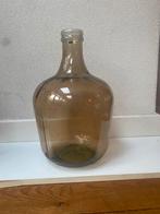 Grote bruine fles van recycled glas, Glas, Gebruikt, Ophalen