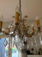 Kroonluchter kristal 6- arm, Huis en Inrichting, Lampen | Kroonluchters, Ophalen, Gebruikt