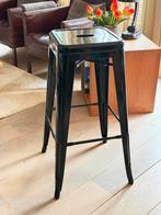 Zwarte Legend (Tolux) Metalen Barkruk - Nieuwstaat, Huis en Inrichting, Barkrukken, Ophalen, Met voetsteun, 60 tot 90 cm, Nieuw