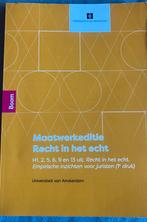 Maatwerkeditie recht in het echt UvA, Ophalen of Verzenden, Zo goed als nieuw