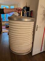Lampionlamp voor woonkamer, Huis en Inrichting, Lampen | Hanglampen, Ophalen of Verzenden, Zo goed als nieuw, Stof, Minder dan 50 cm